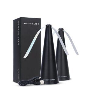 Fly Fans for Tables - AA Battery & USB Powered - Fly Swatter Outdoor Camping 2pk